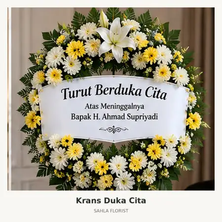 Krans Bunga Duka Citraland Surabaya